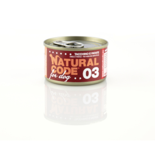 Natural Code 03 - puran s krompirjem za pse