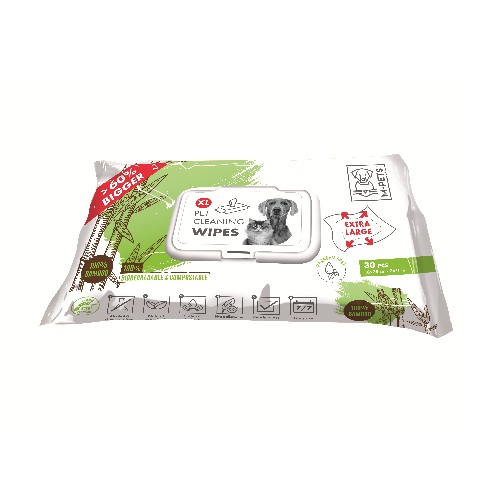 MP Cleaning Wipes 28x18cm 30pc Bamboo