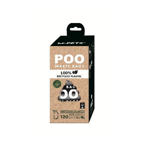 MP Poo Bags 8x15pc Recycled-Unscented