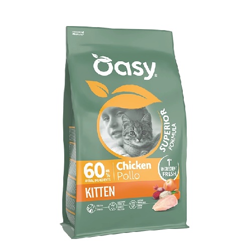 OASY Superior Kitten piščanec 1,5kg