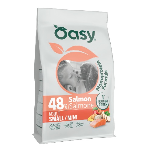 OASY Monoprotein Adult S/M losos 800g