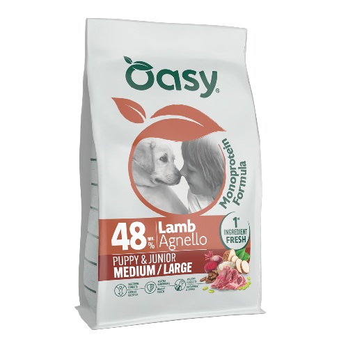 OASY Monoprotein Puppy M/L jagnjetina 2kg