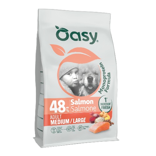 OASY Monoprotein Adult M/L losos 2kg