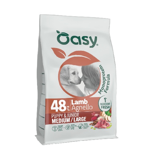 OASY Monoprotein Puppy M/L jagnjetina 10kg